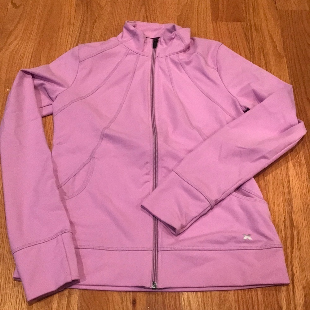 Xersion Lavender Performance Zip Up Workout Jacket